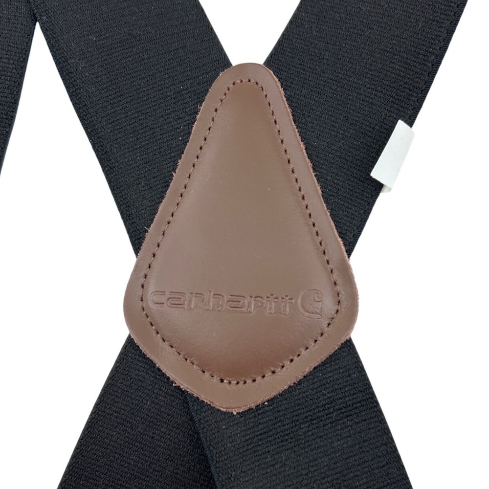 Carhartt Mens Black Heavy Duty X-Back Suspenders Adjustable Size 52 - Picture 2 of 6